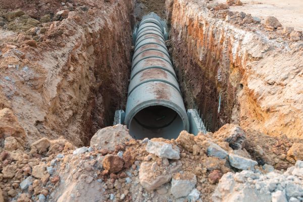 Pipe Excavation in Bend