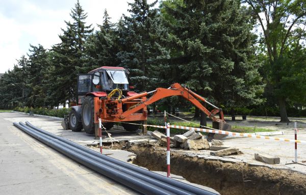 Sewer Line Excavation in Bend