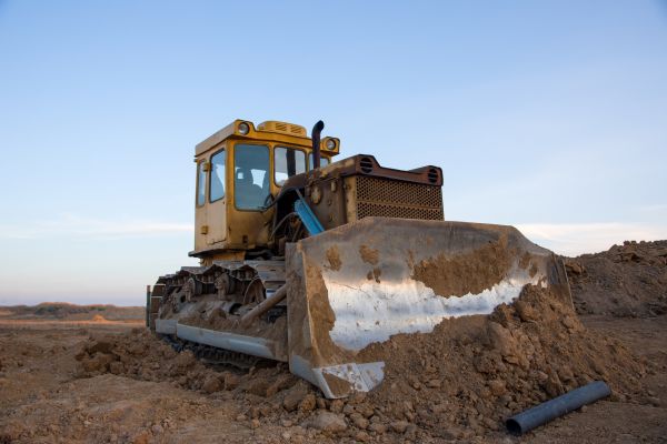 Bulldozer Land Grading in Bend
