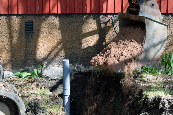 Sewer Line Digging in Bend