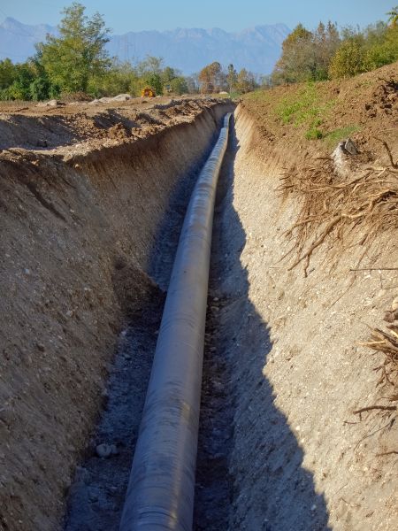 Gas Pipe Trenching in Bend