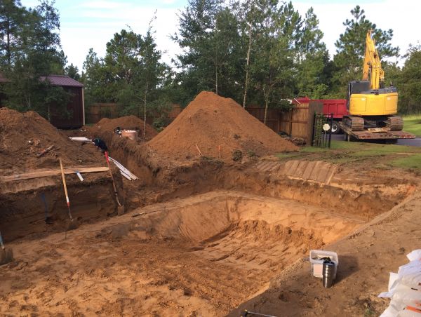 Pool Site Excavation in Bend